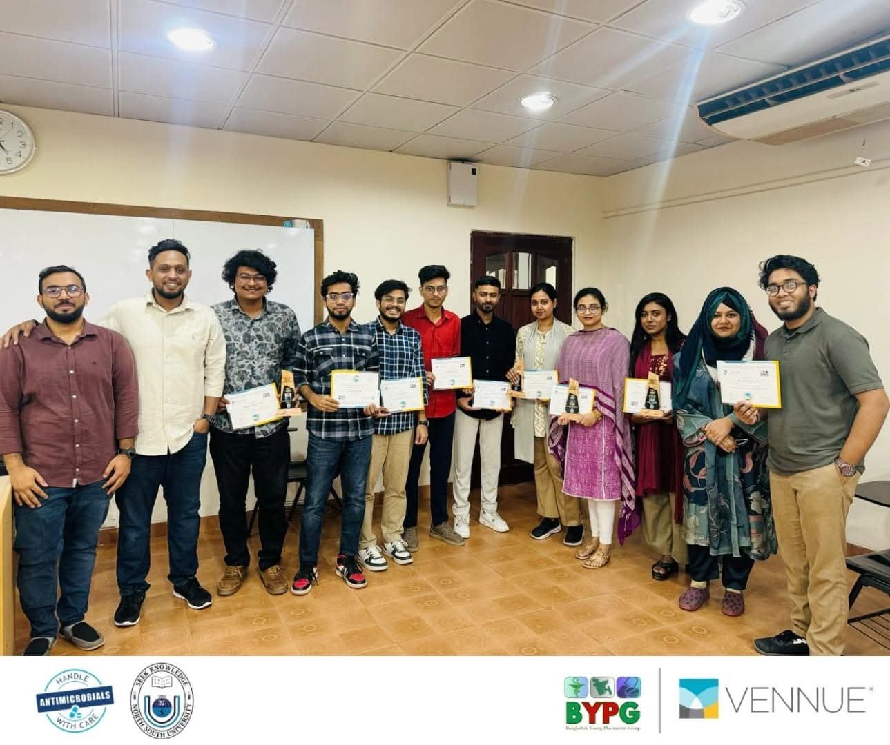 AMR Awareness seminar and certificate ceremony at NSU